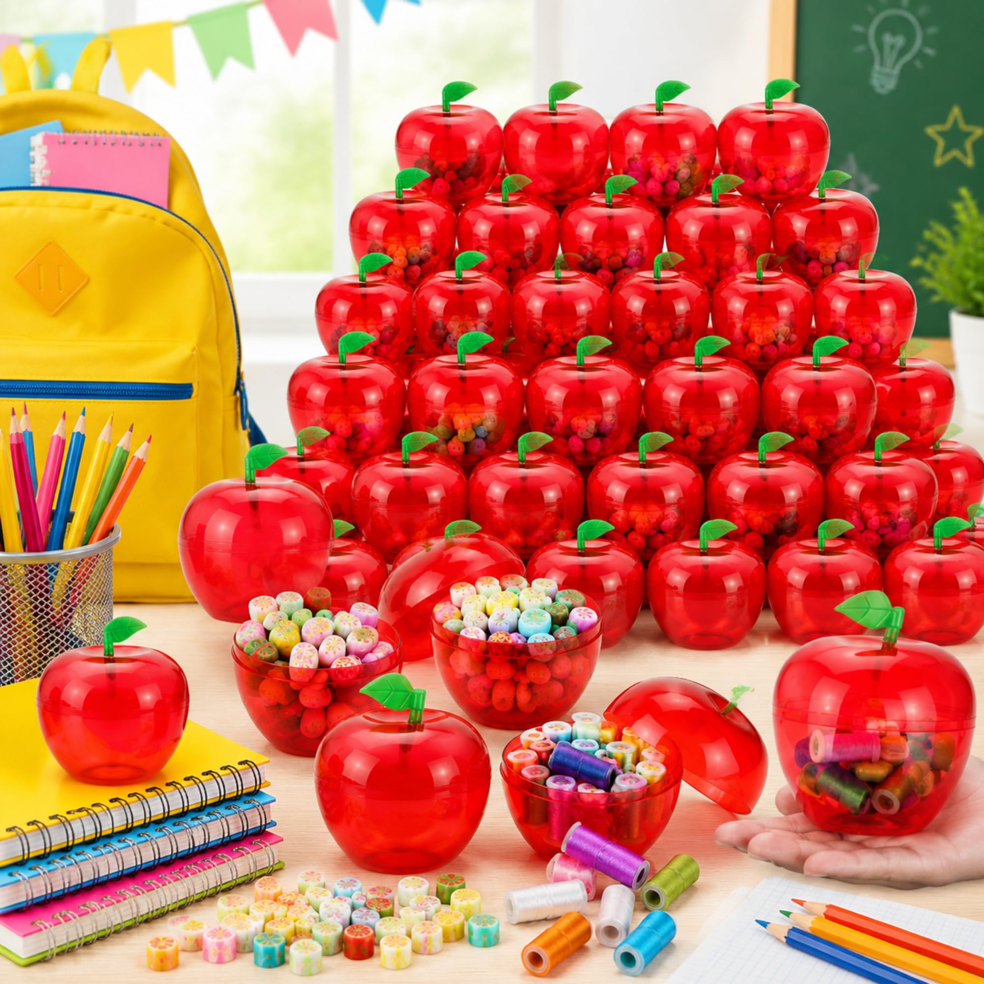Event Party Box - 5/10 шт. контейнеров в форме яблока,