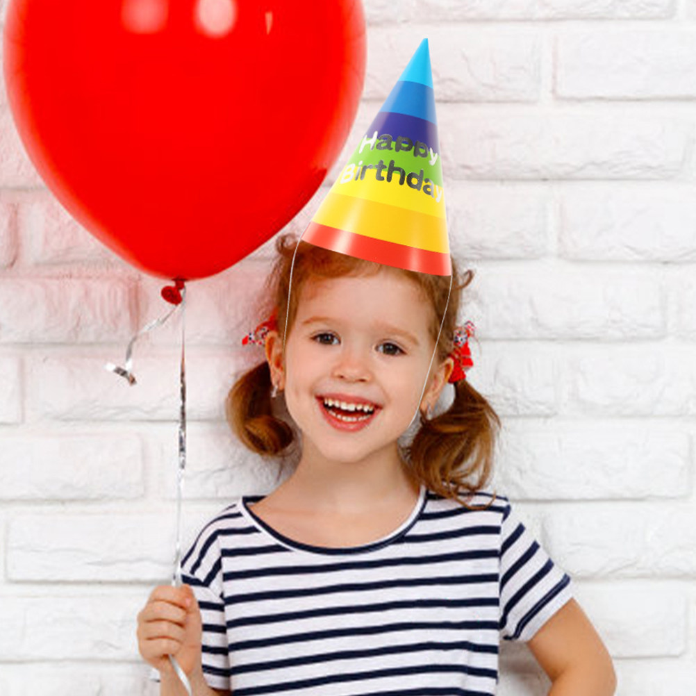 36 штук разноцветных бумажных  – обзор и цена Party Hat Cone