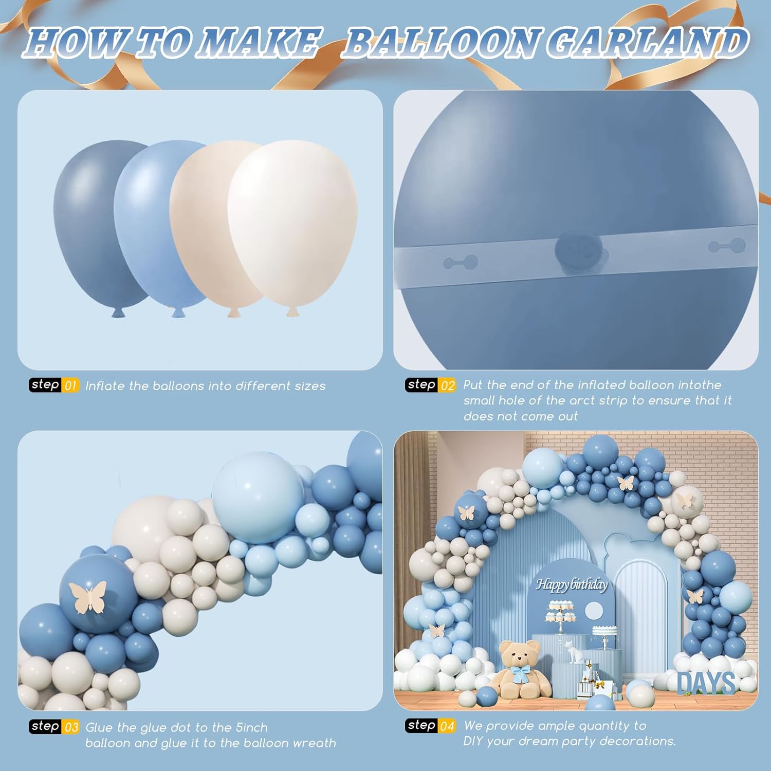 Набор гирлянды-арки из латексн – обзор и цена Balloon Arch Kit